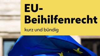 Ausschnitt aus dem Cover des Handbuchs "EU-Beihilfenrecht kurz und bndig"